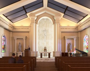 west chapel interior