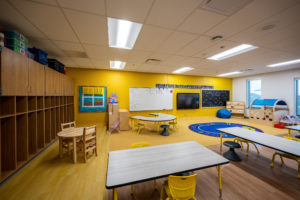 Basehor Linwood Early Learning Center Kansas yellow classrom